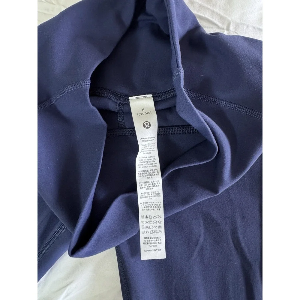 New Lululemon Leggings Womens Size 6 Align High-Rise Pant Light Blue Yoga NWOT